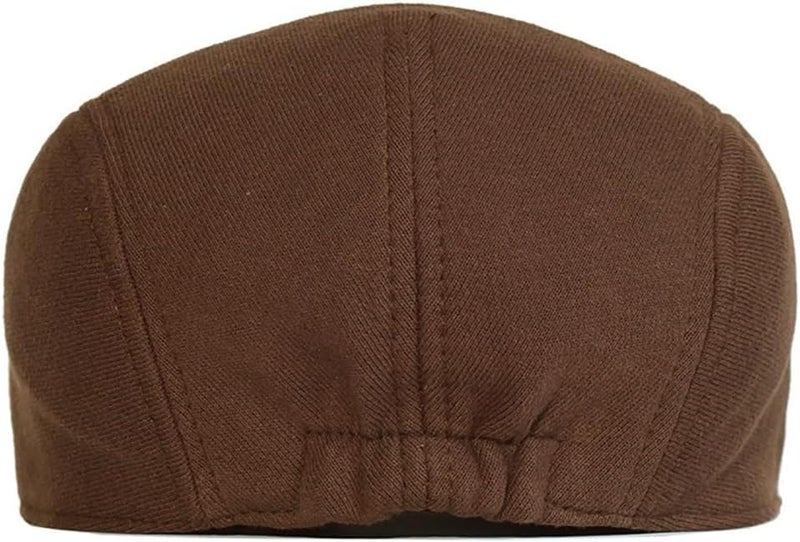 Xinveen Men's Newsboy Hat Adjustable Beret Ivy Cap Irish Cabbie Driving Hunting Hats - Image 5